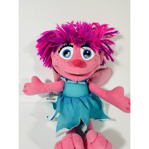 Abby Cadabby Pink Fairy 9” Sesame Street 2013 Plush Stuffed Animal Toy Hasbro - Picture 3 of 9